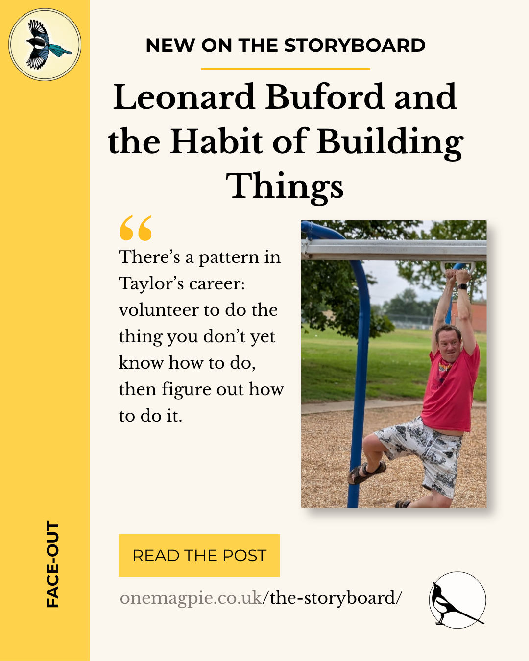 Leonard Buford and the Habit of Building Things